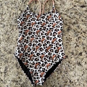 Swim Suite Buc-ee's Youth Medium One‎ Piece 4100